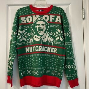 Elf Christmas Sweater Son of a Nutcracker size Medium Elf Movie
